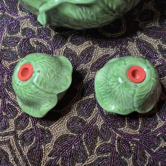 Green Cabbage Design Dinnerware Set - Picture 4 of 8